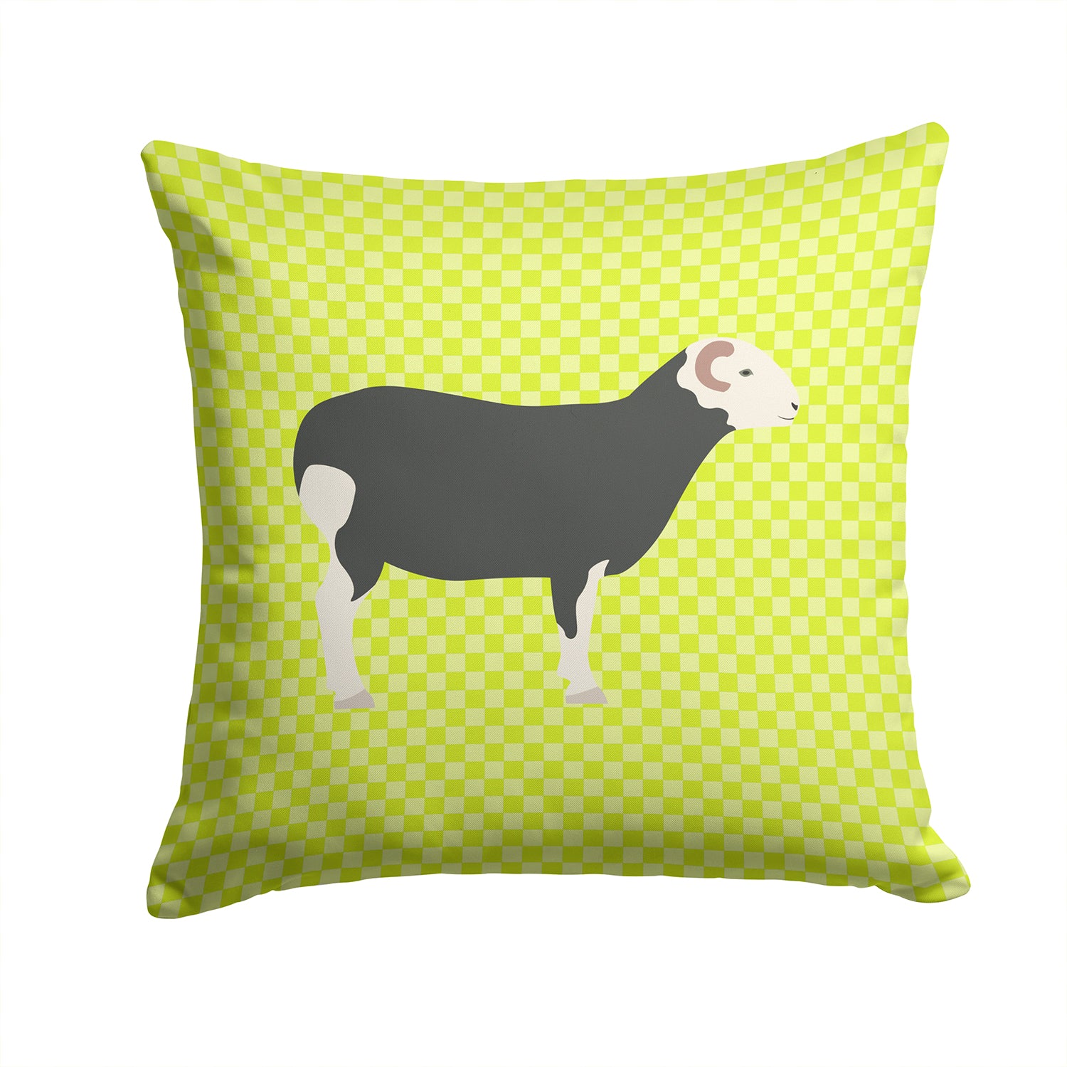 Herwick Sheep Green Fabric Decorative Pillow BB7796PW1414 - the-store.com