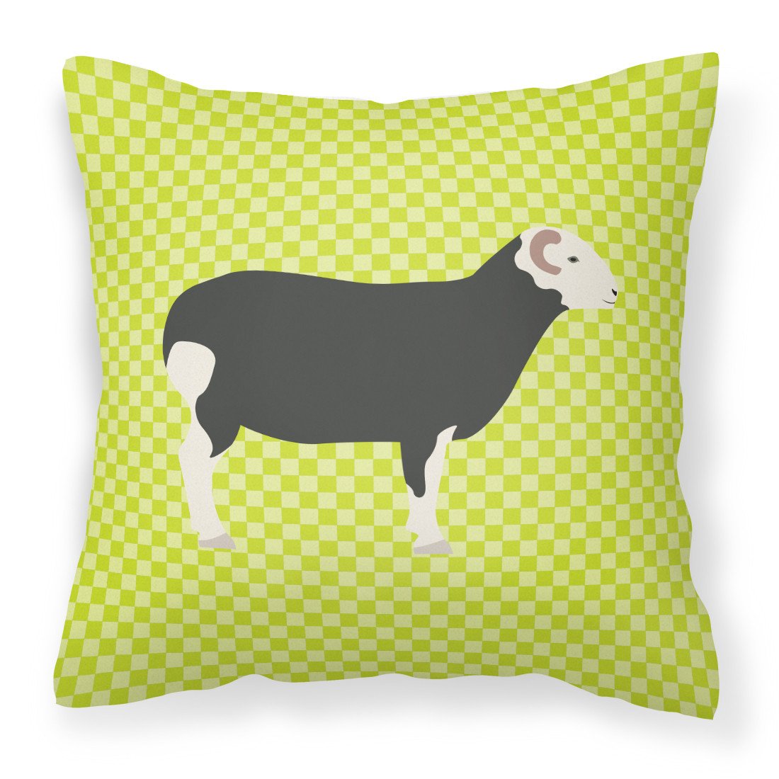 Herwick Sheep Green Fabric Decorative Pillow BB7796PW1818 by Caroline&#39;s Treasures