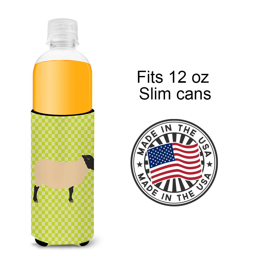 Suffolk Sheep Green  Ultra Hugger for slim cans
