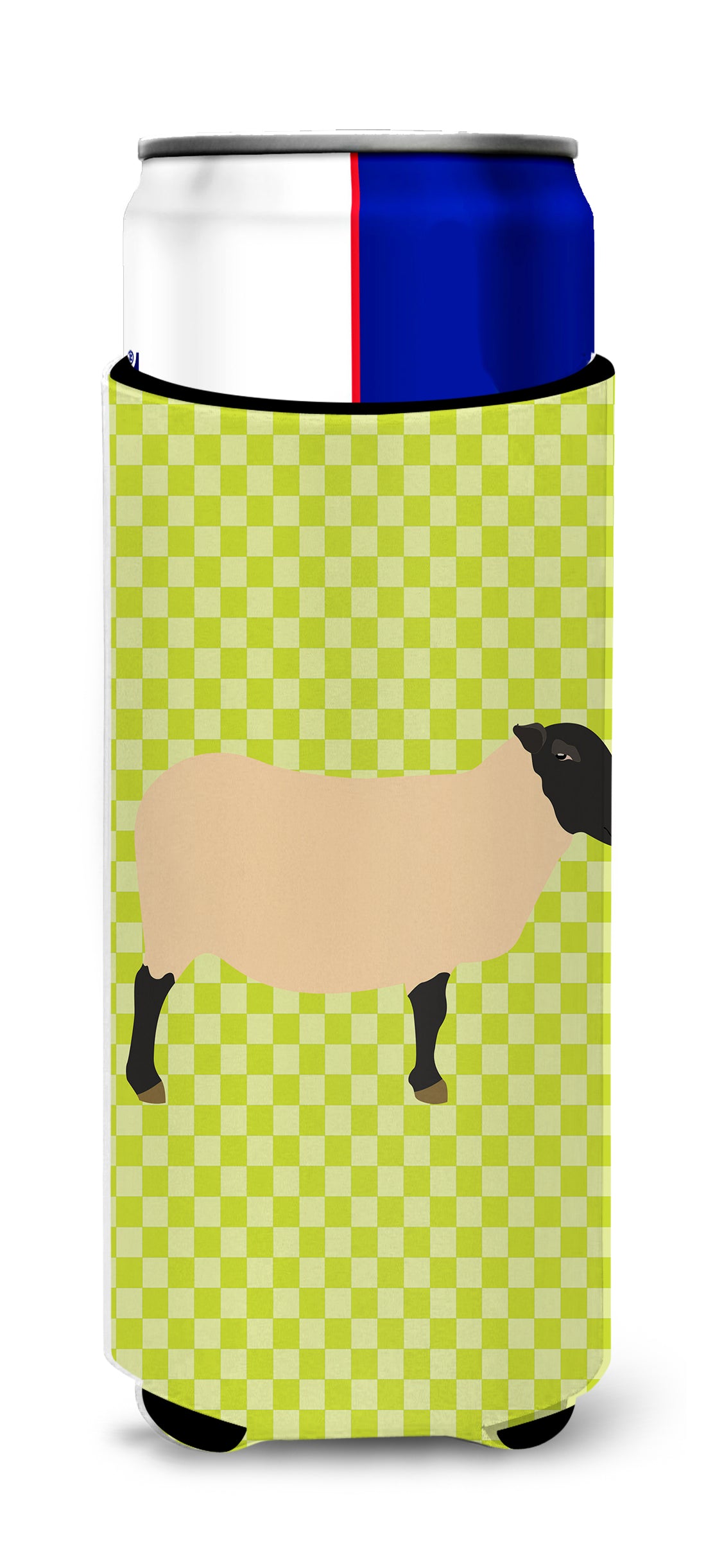 Suffolk Sheep Green  Ultra Hugger for slim cans  the-store.com.