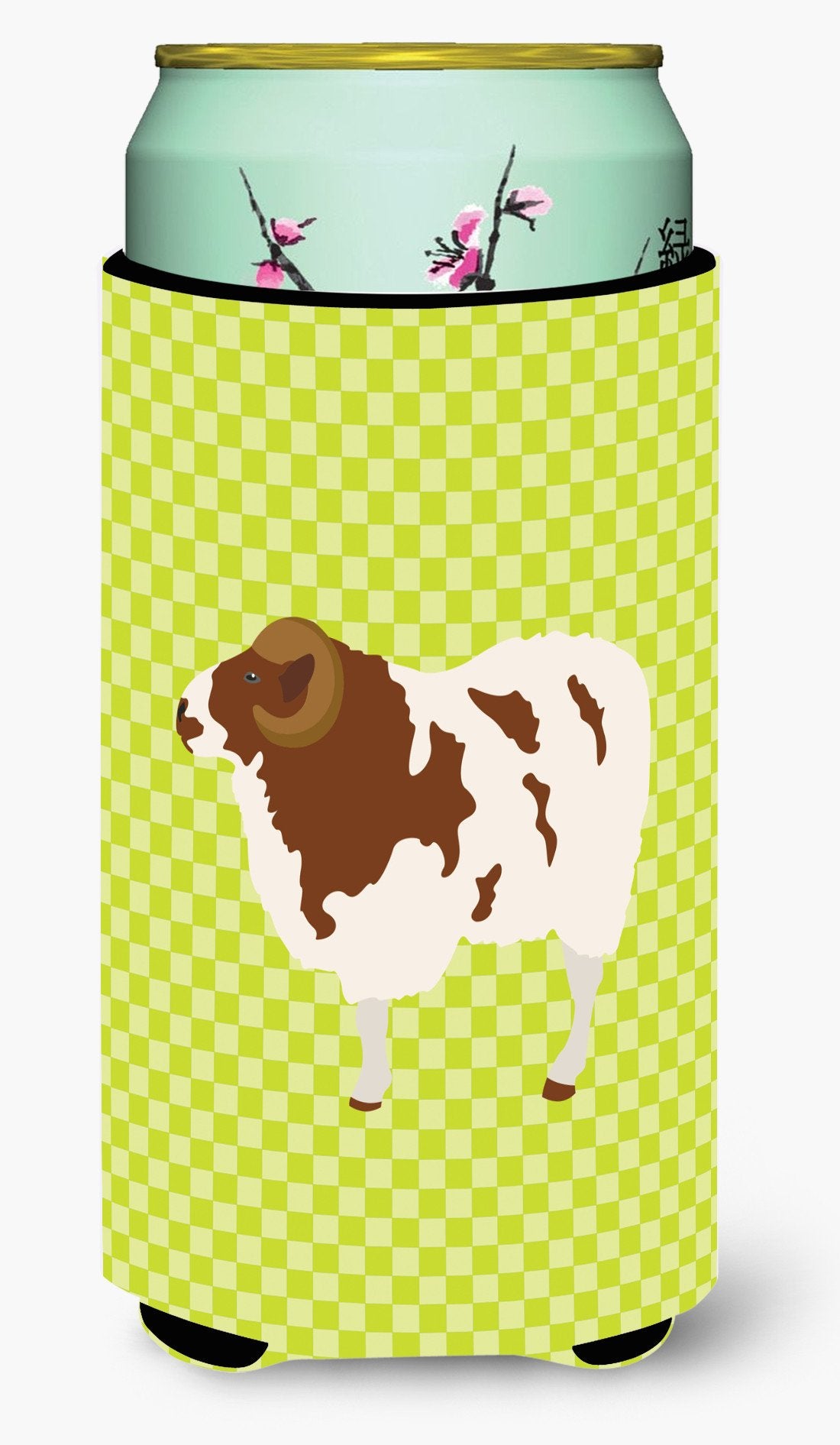 Jacob Sheep Green Tall Boy Beverage Insulator Hugger BB7801TBC by Caroline&#39;s Treasures
