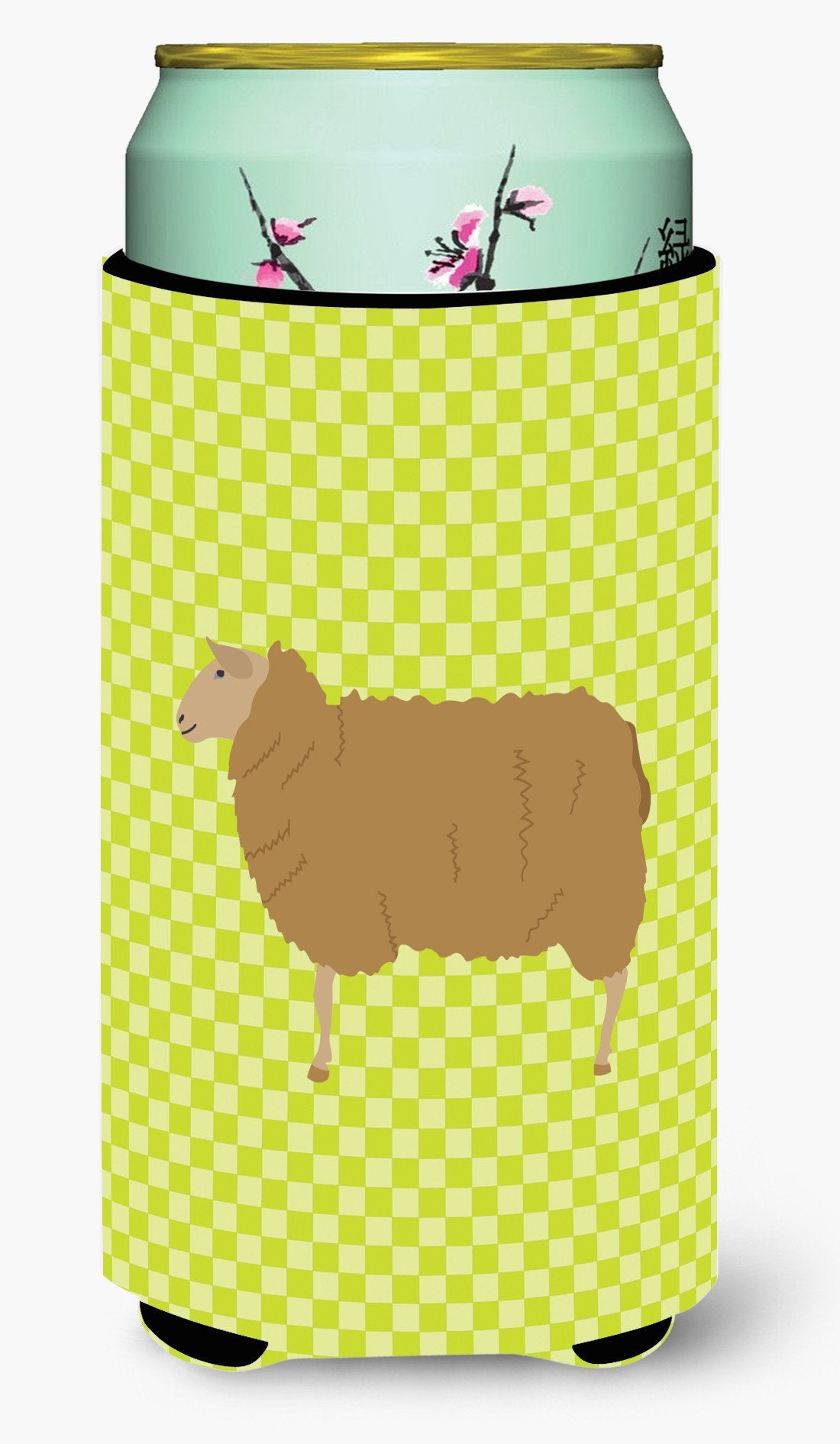 East Friesian Sheep Green Tall Boy Beverage Insulator Hugger BB7803TBC by Caroline&#39;s Treasures
