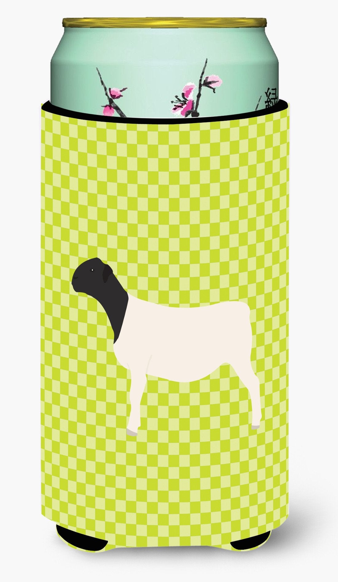 Dorper Sheep Green Tall Boy Beverage Insulator Hugger BB7804TBC by Caroline's Treasures