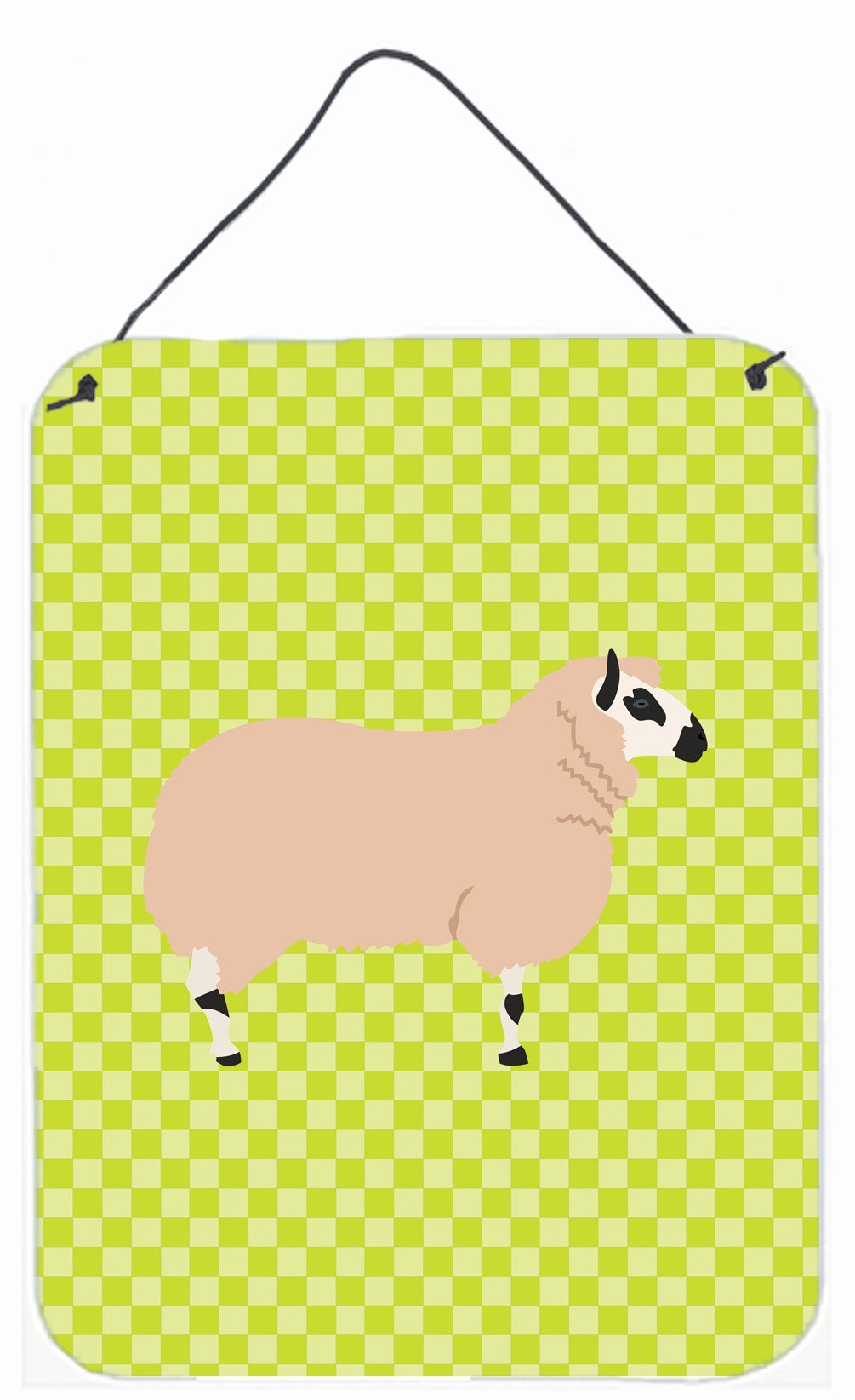 Kerry Hill Sheep Green Wall or Door Hanging Prints BB7805DS1216 by Caroline's Treasures