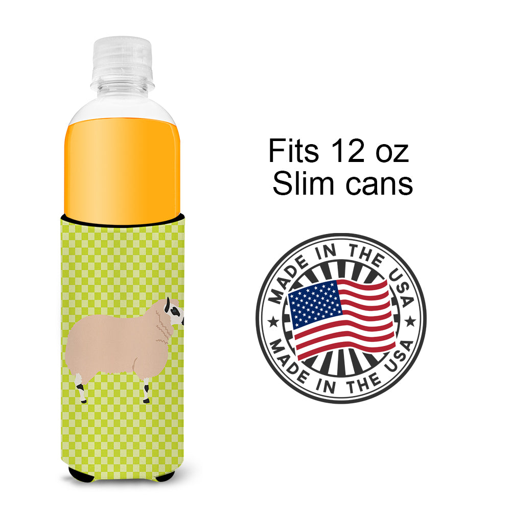 Kerry Hill Sheep Green  Ultra Hugger for slim cans