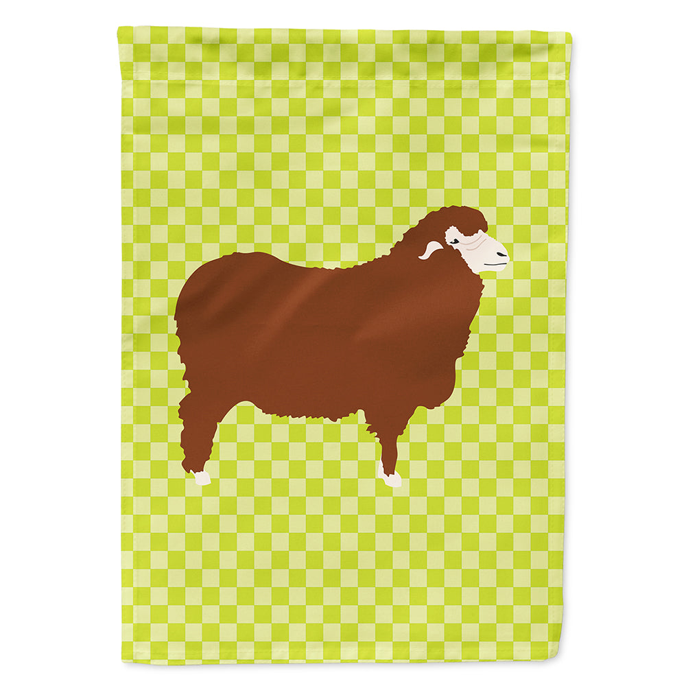 Merino Sheep Green Flag Canvas House Size BB7807CHF