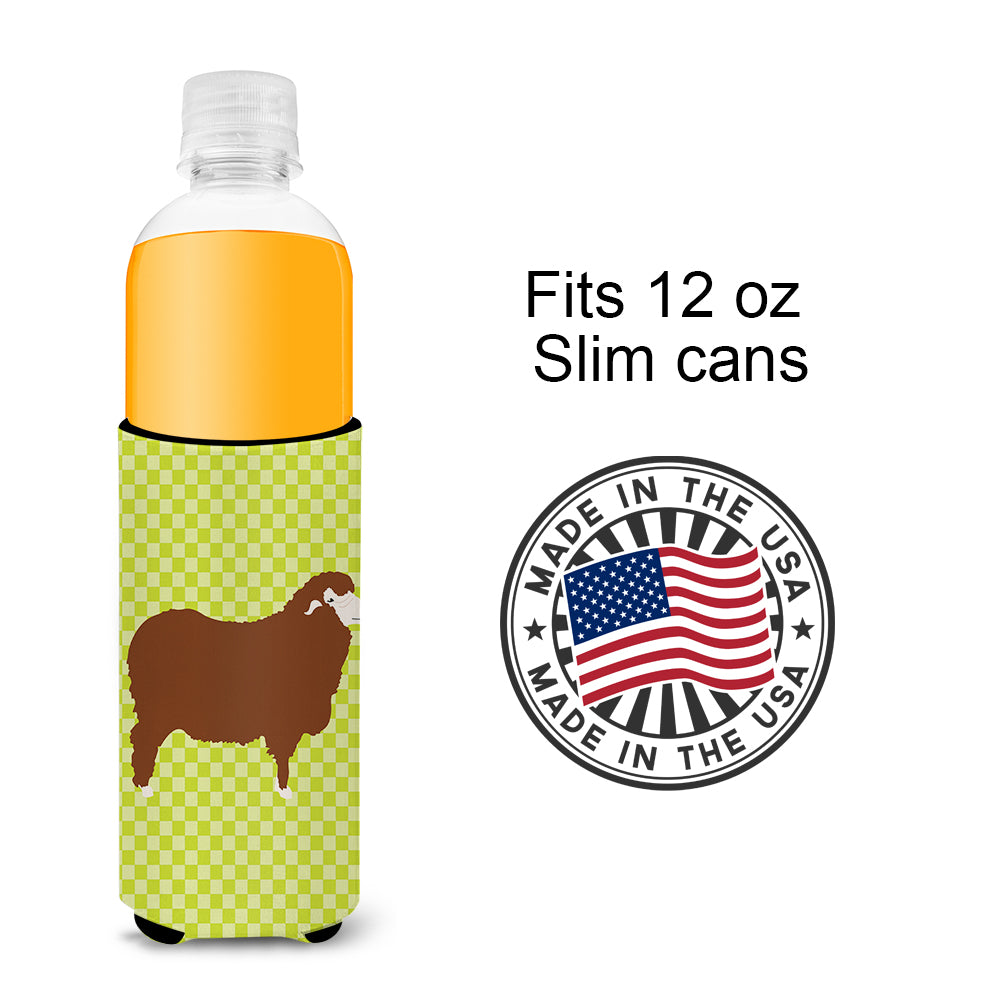 Merino Sheep Green  Ultra Hugger for slim cans