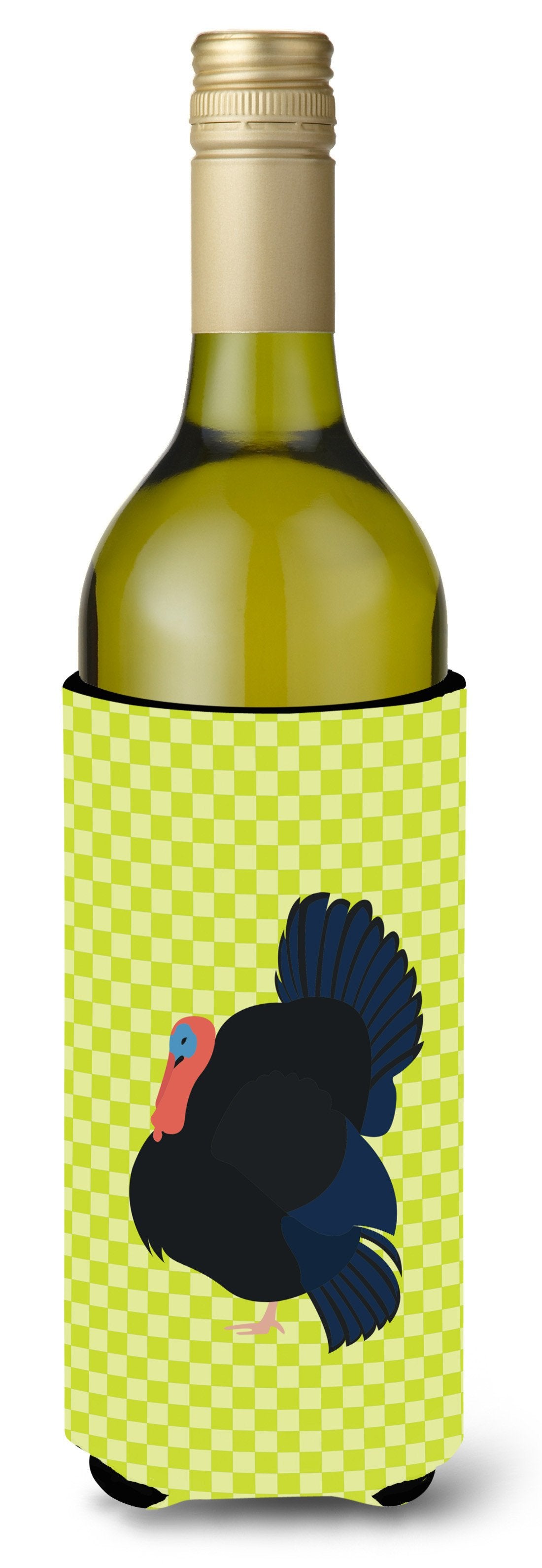 Norfolk Black Turkey Green Wine Bottle Beverge Insulator Hugger BB7811LITERK by Caroline&#39;s Treasures