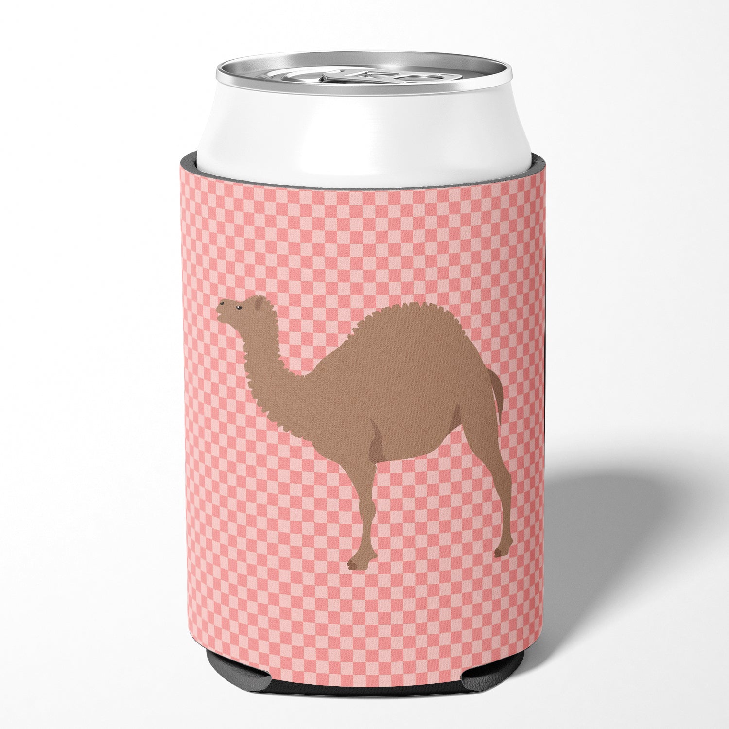 F1 Hybrid Camel Pink Check Can or Bottle Hugger BB7819CC
