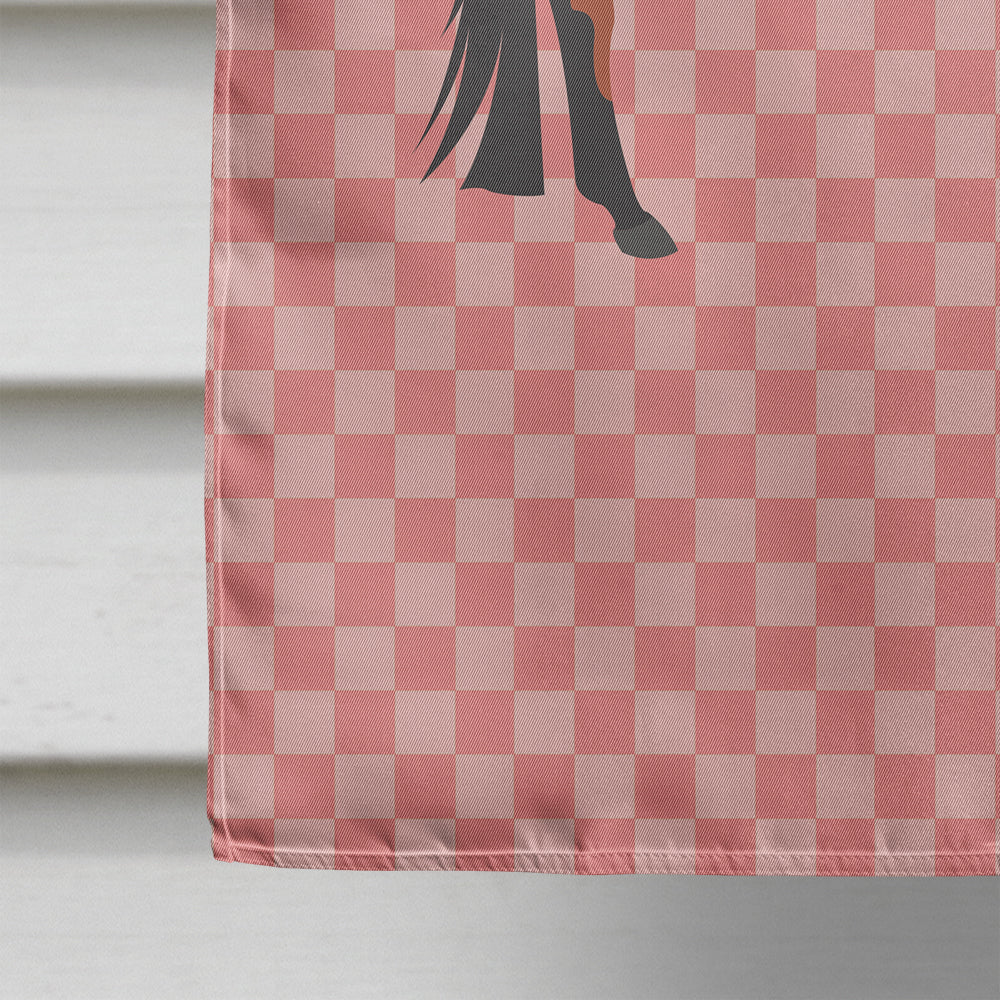 Mule Pink Check Flag Canvas House Size BB7845CHF  the-store.com.