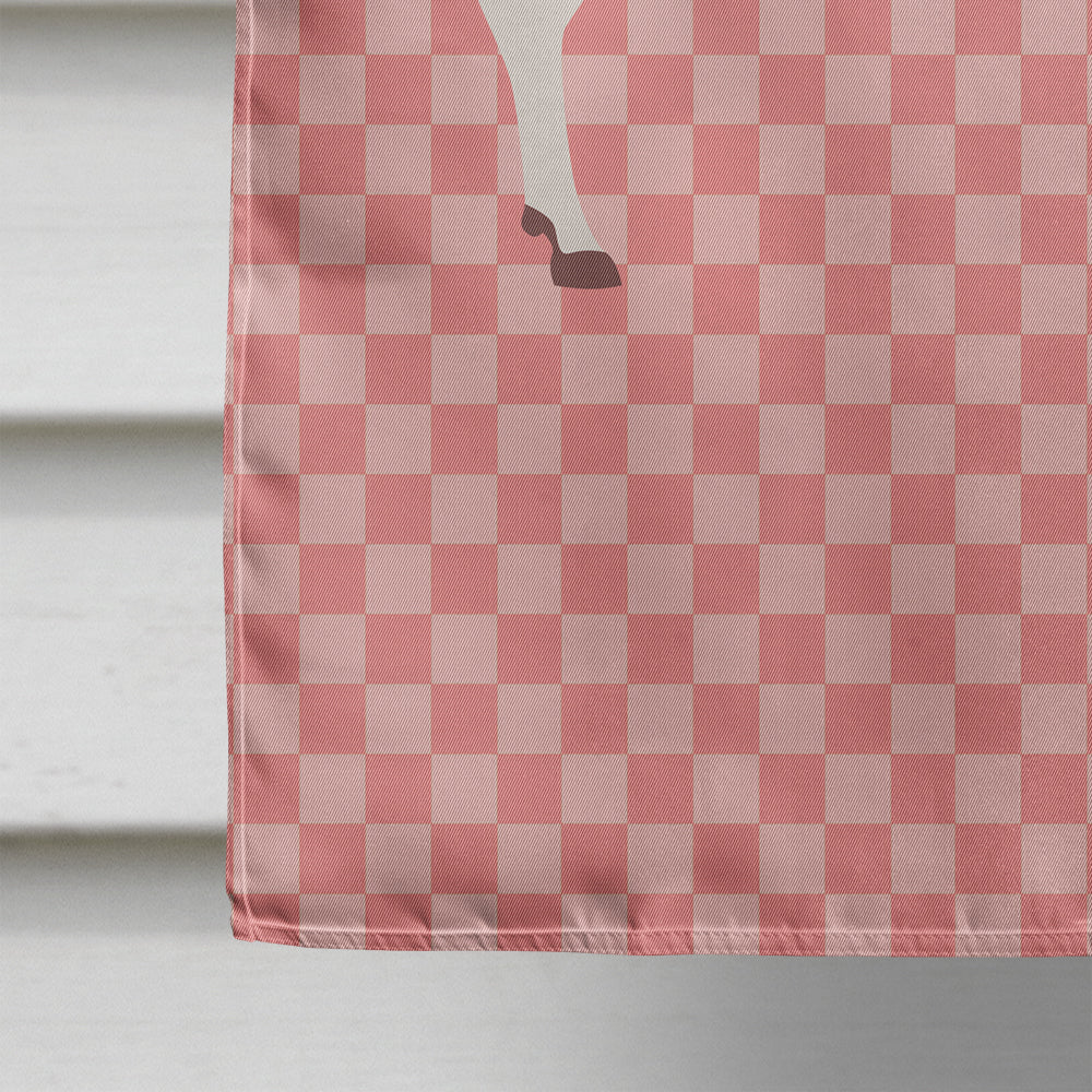 Australian Teamster Donkey Pink Check Flag Canvas House Size BB7846CHF  the-store.com.