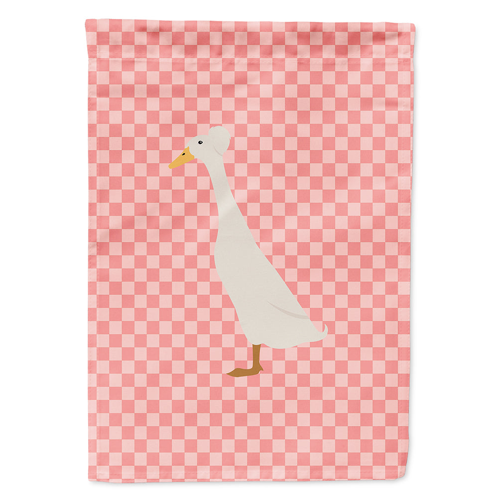 Bali Duck Pink Check Flag Canvas House Size BB7859CHF  the-store.com.
