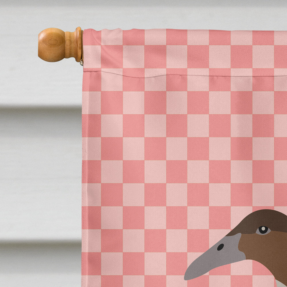 Dutch Hook Bill Duck Pink Check Flag Canvas House Size BB7861CHF  the-store.com.