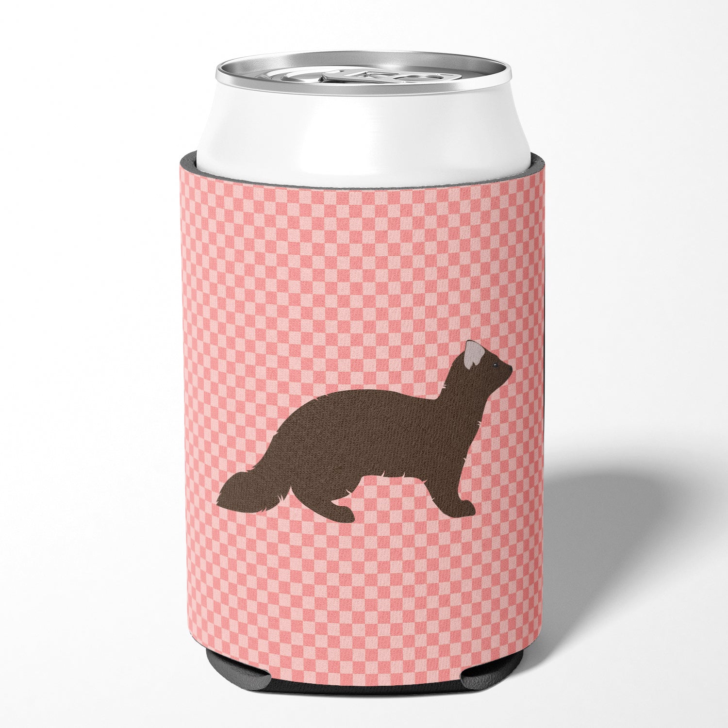 Sable Marten Pink Check Can or Bottle Hugger BB7869CC  the-store.com.