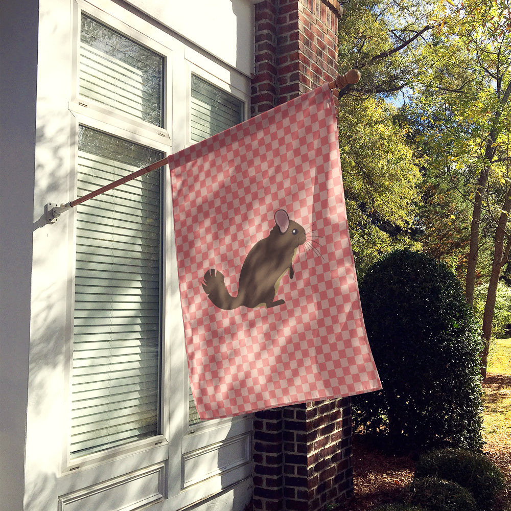 Chinchilla Pink Check Flag Canvas House Size BB7875CHF  the-store.com.