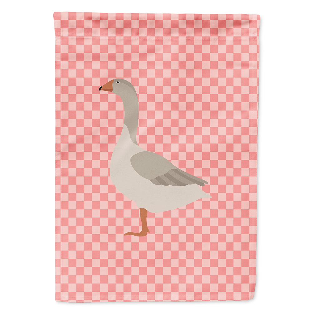 Steinbacher Goose Pink Check Flag Canvas House Size BB7894CHF