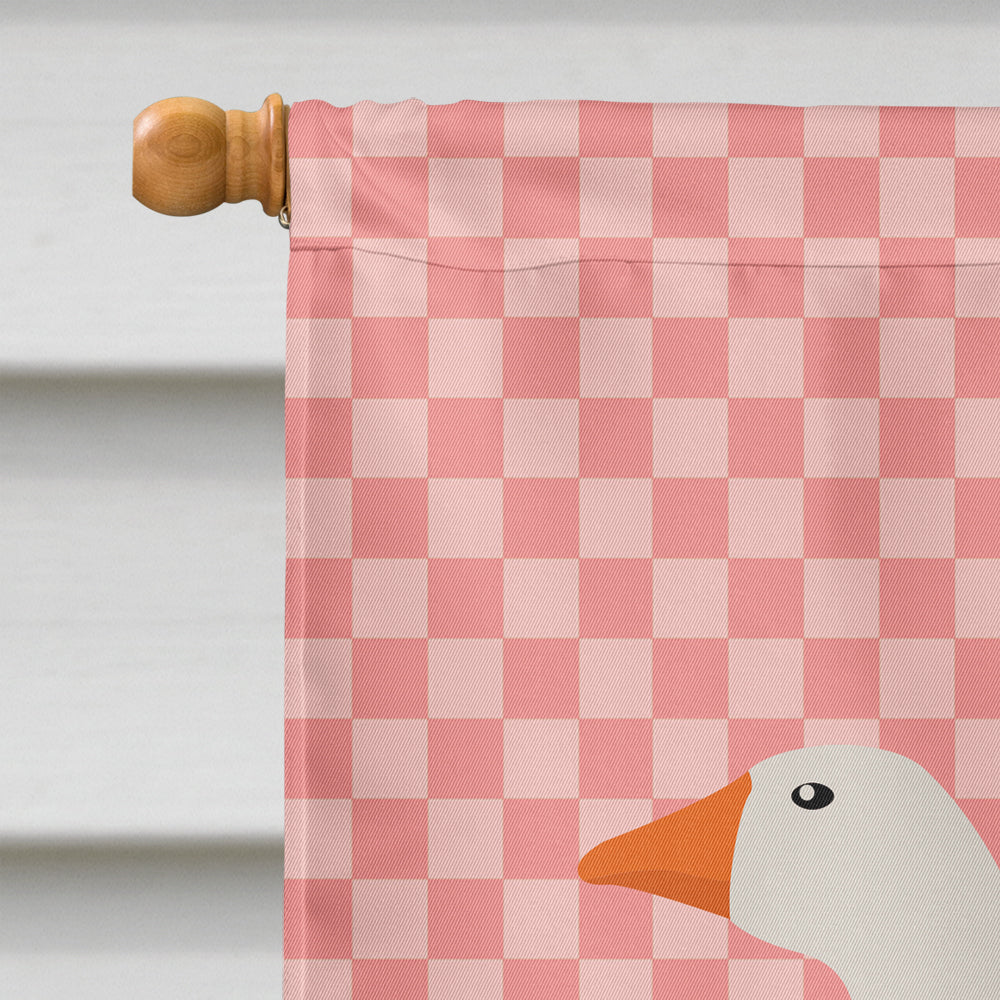 Shire Horse Pink Check Flag Canvas House Size BB7900CHF