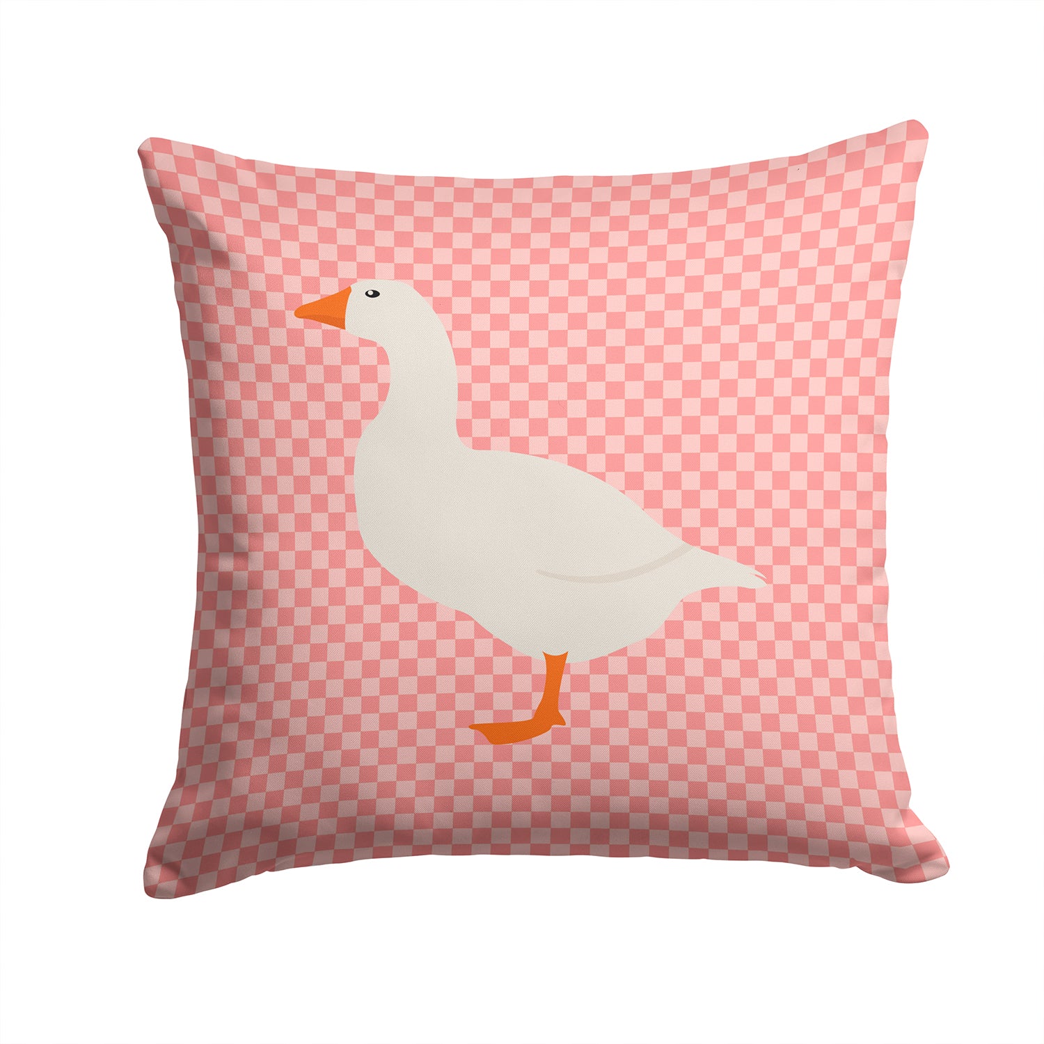 Shire Horse Pink Check Fabric Decorative Pillow BB7900PW1414 - the-store.com