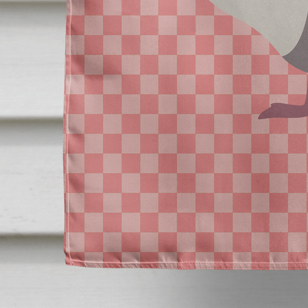 Buff Grey Back Goose Pink Check Flag Canvas House Size BB7901CHF  the-store.com.