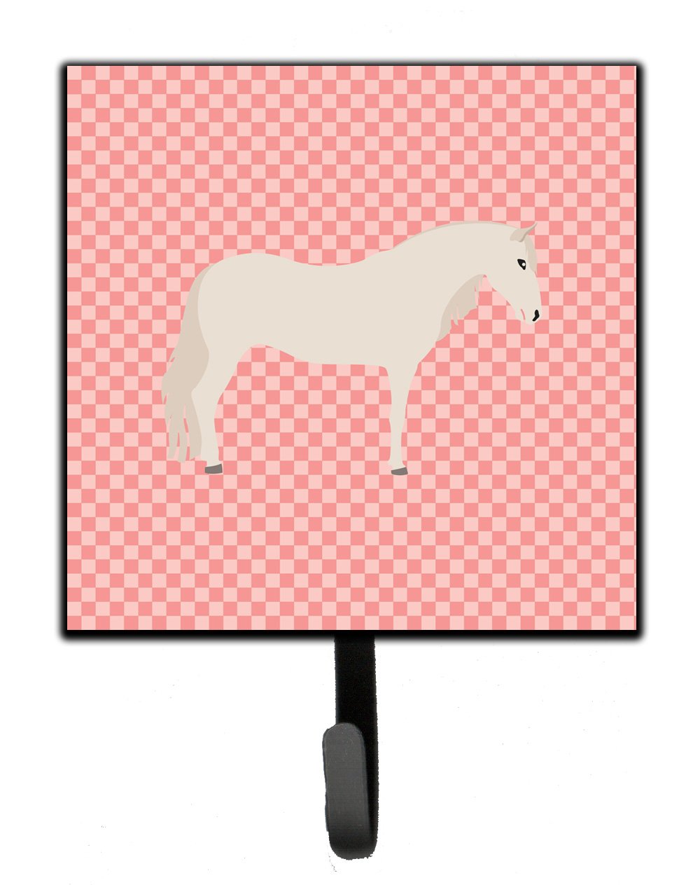 Paso Fino Horse Pink Check Leash or Key Holder by Caroline&#39;s Treasures