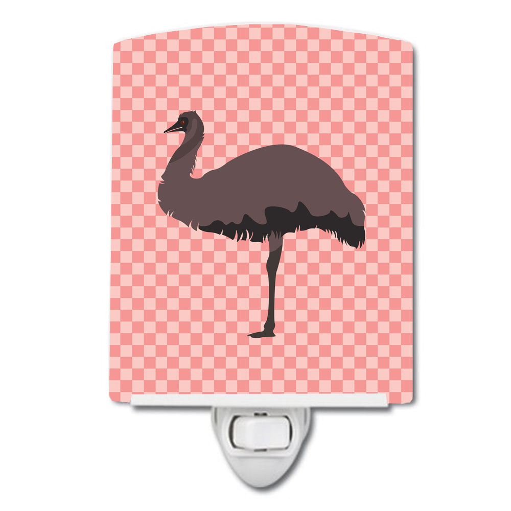 Emu Pink Check Ceramic Night Light BB7922CNL - the-store.com