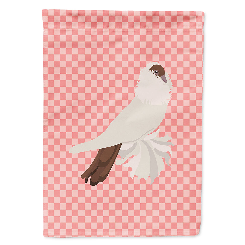 German Helmet Pigeon Pink Check Flag Canvas House Size BB7944CHF  the-store.com.