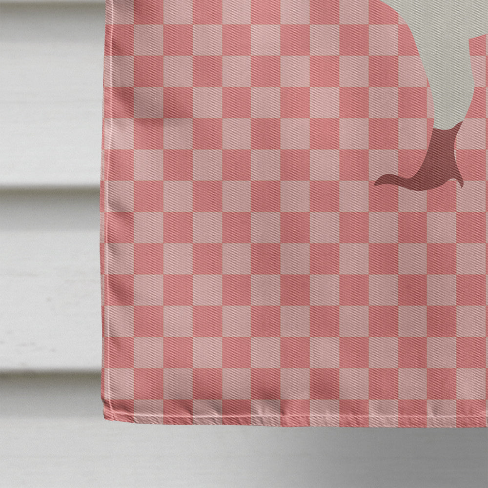 German Modena Pigeon Pink Check Flag Canvas House Size BB7949CHF  the-store.com.