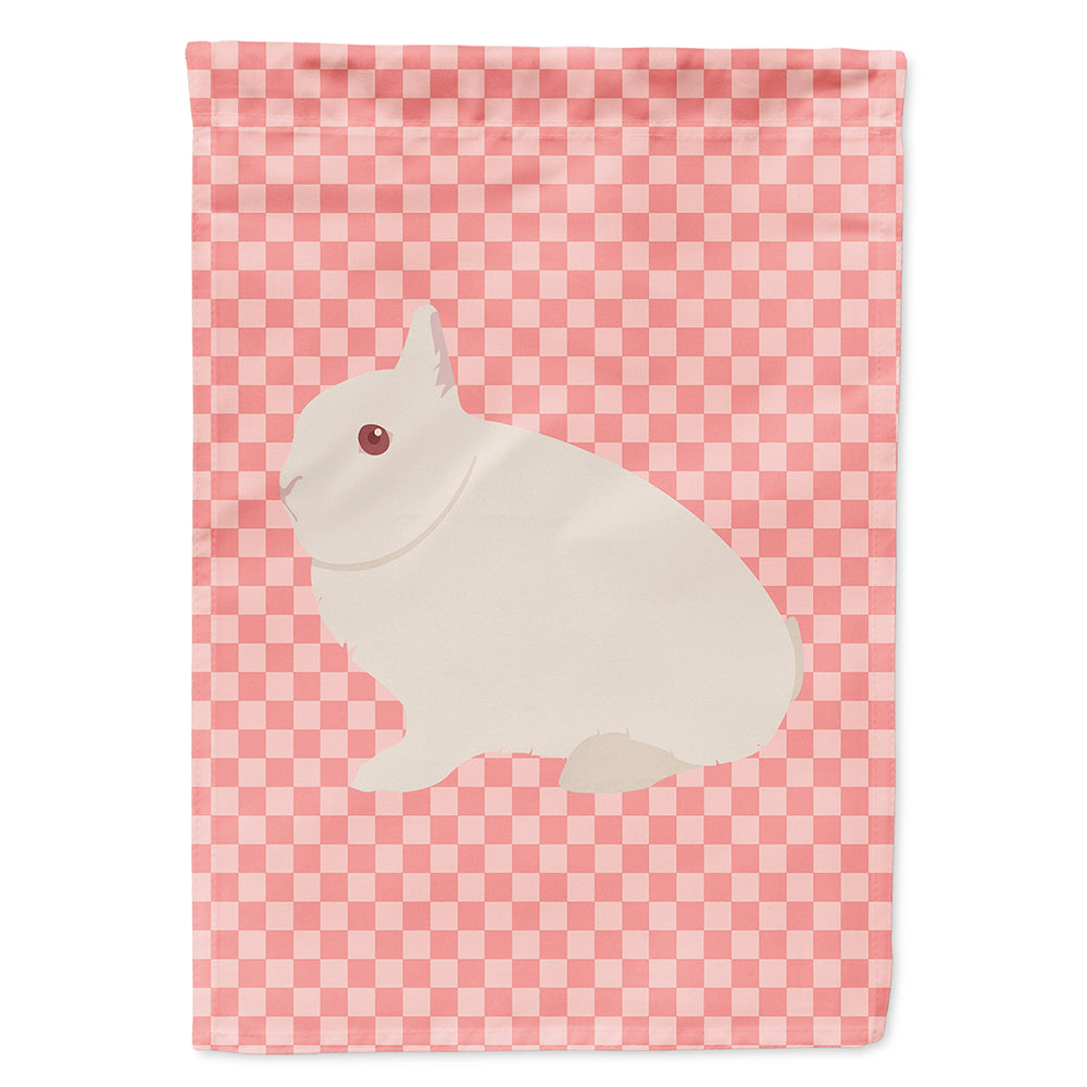 Hermelin Rabbit Pink Check Flag Canvas House Size BB7964CHF  the-store.com.