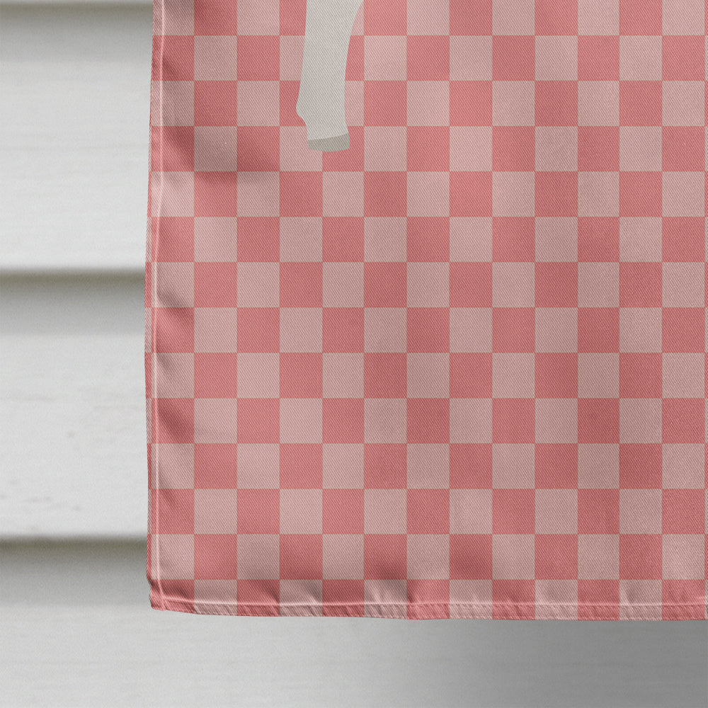 Dorper Sheep Pink Check Flag Canvas House Size BB7978CHF  the-store.com.