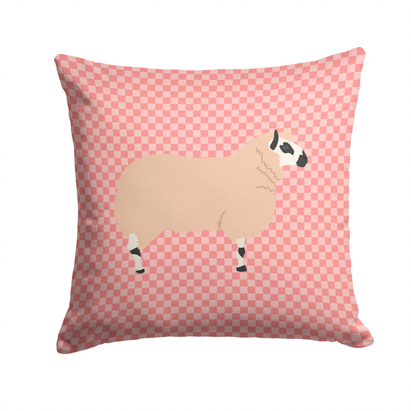 Kerry Hill Sheep Pink Check Fabric Decorative Pillow BB7979PW1414 - the-store.com
