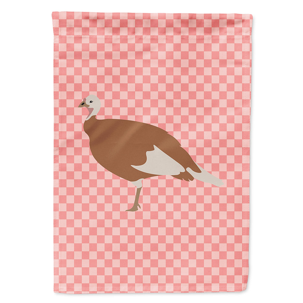 Jersey Buff Turkey Hen Pink Check Flag Canvas House Size BB7984CHF  the-store.com.