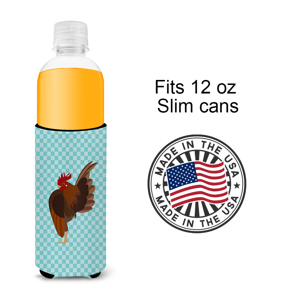 Malaysian Serama Chicken Blue Check  Ultra Hugger for slim cans  the-store.com.