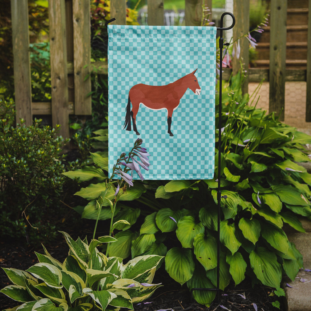 Mule Blue Check Flag Jardin Taille