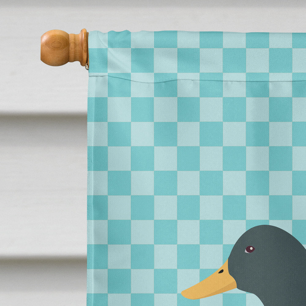 Rouen Duck Blue Check Flag Canvas House Size BB8030CHF  the-store.com.