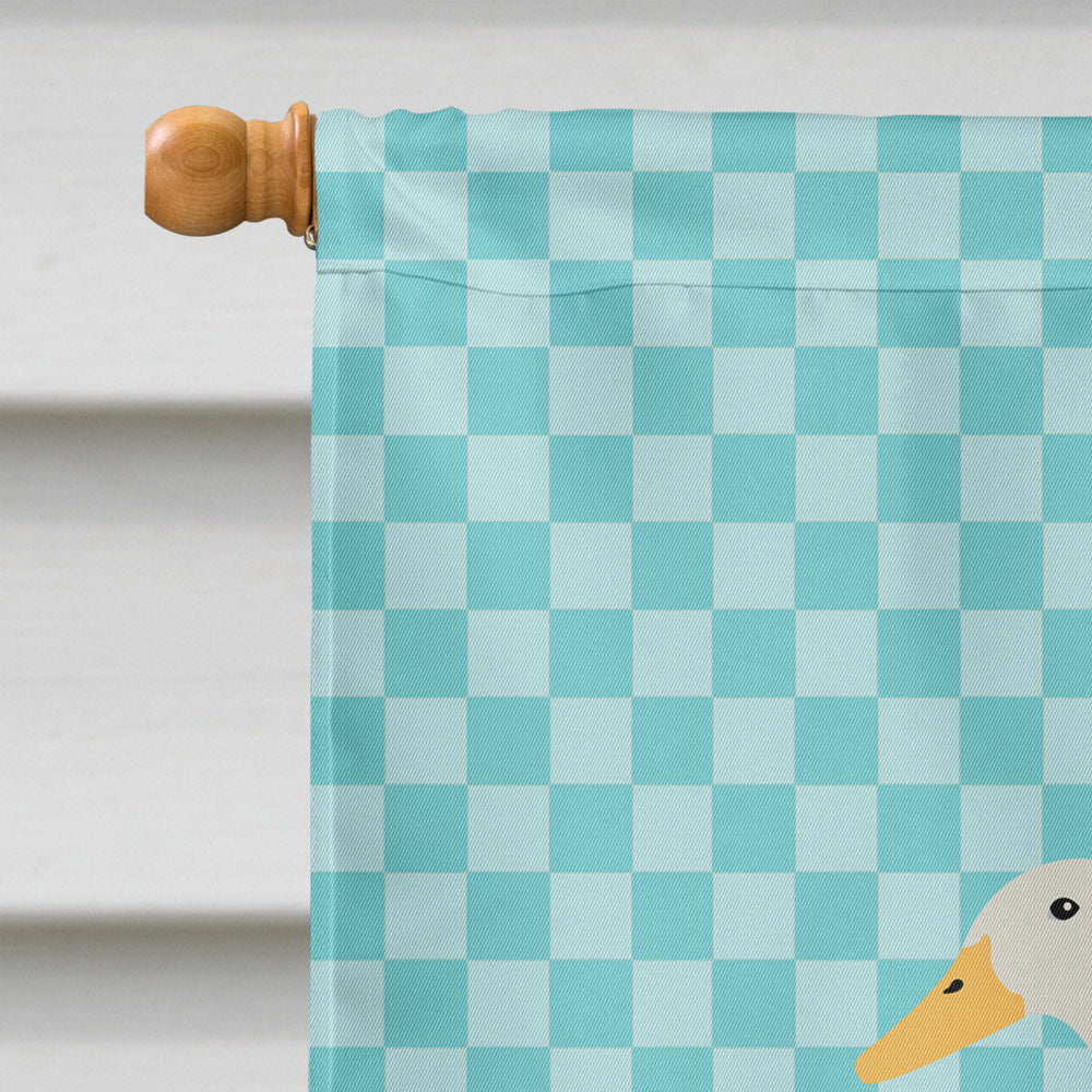 Bali Duck Blue Check Flag Canvas House Size BB8033CHF  the-store.com.