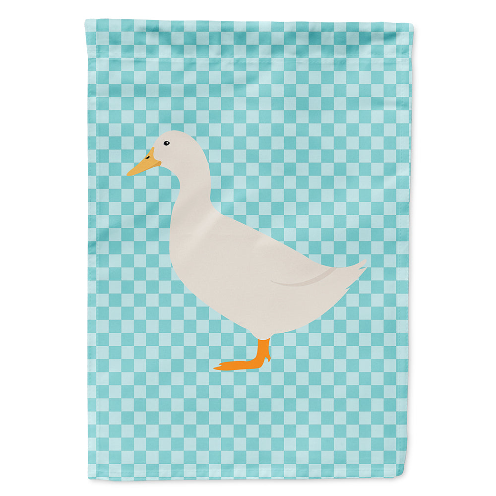 American Pekin Duck Blue Check Flag Canvas House Size BB8034CHF  the-store.com.