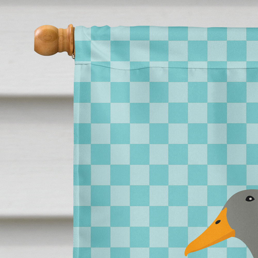 Saxony Sachsenente Duck Blue Check Flag Canvas House Size BB8037CHF  the-store.com.
