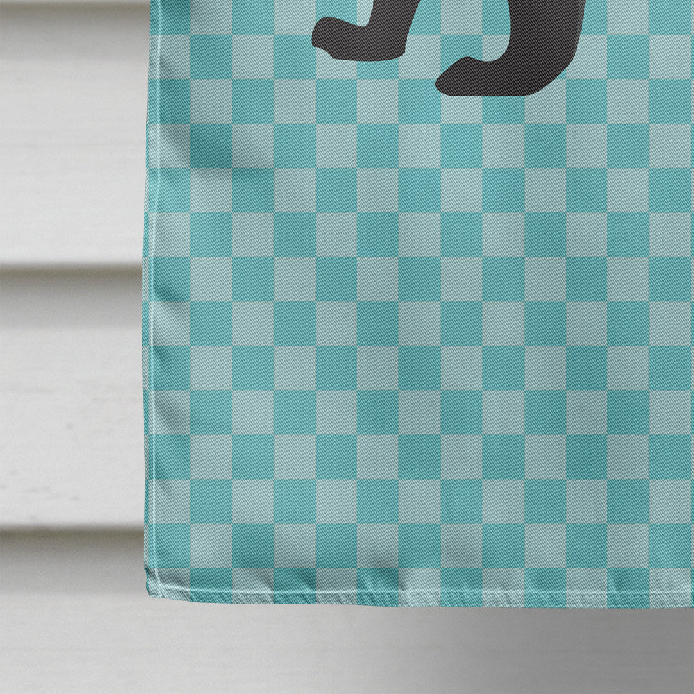 Ferret Blue Check Flag Canvas House Size BB8052CHF  the-store.com.