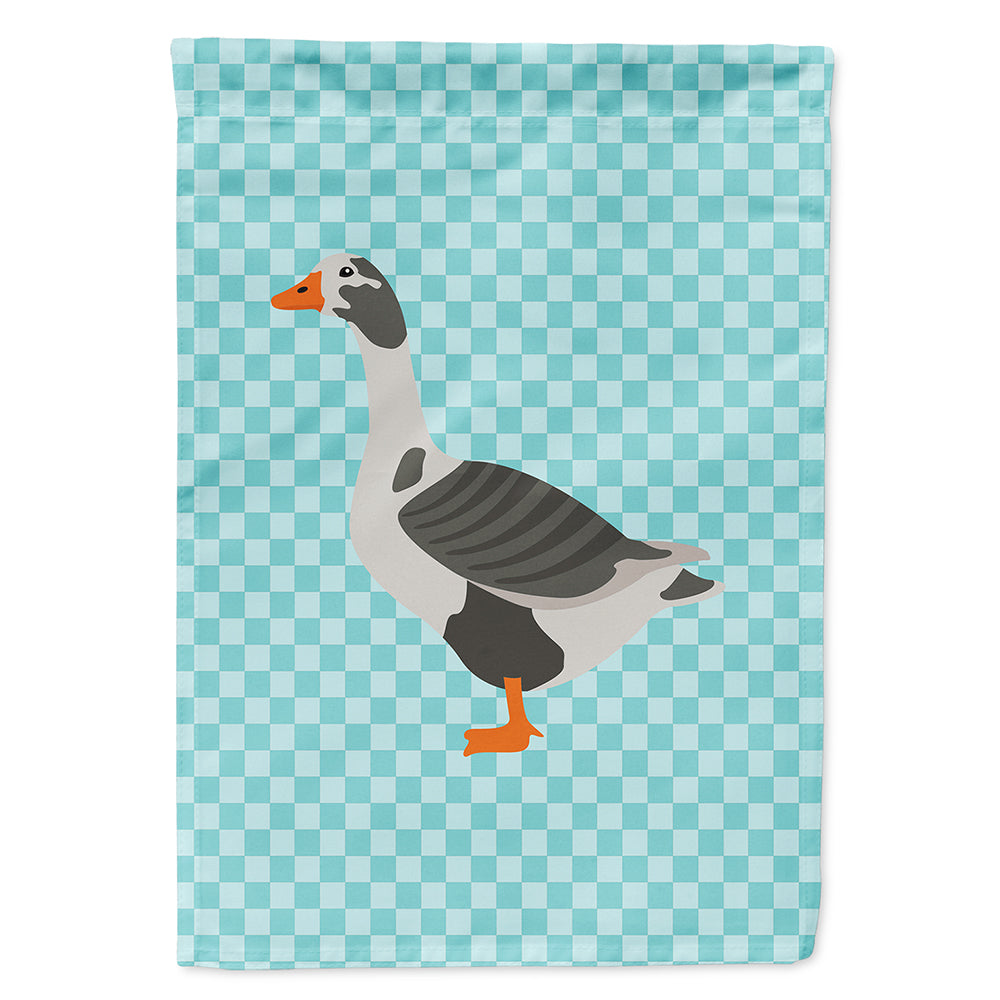 West of England Goose Blue Check Flag Canvas House Size BB8069CHF