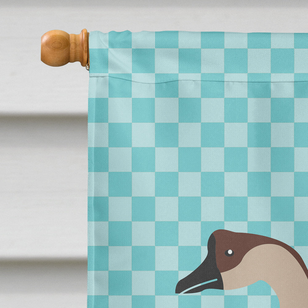 Chinese Goose Blue Check Flag Canvas House Size BB8070CHF  the-store.com.