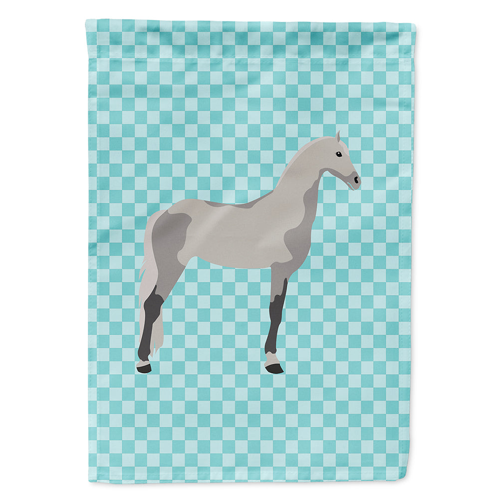 Orlov Trotter Horse Blue Check Flag Canvas House Size BB8082CHF  the-store.com.