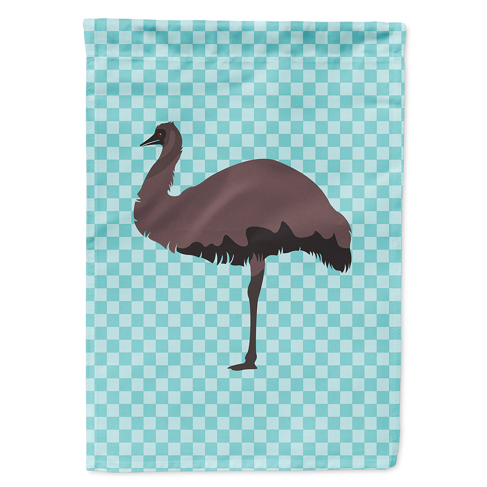 Emu Blue Check Flag Canvas House Size BB8096CHF