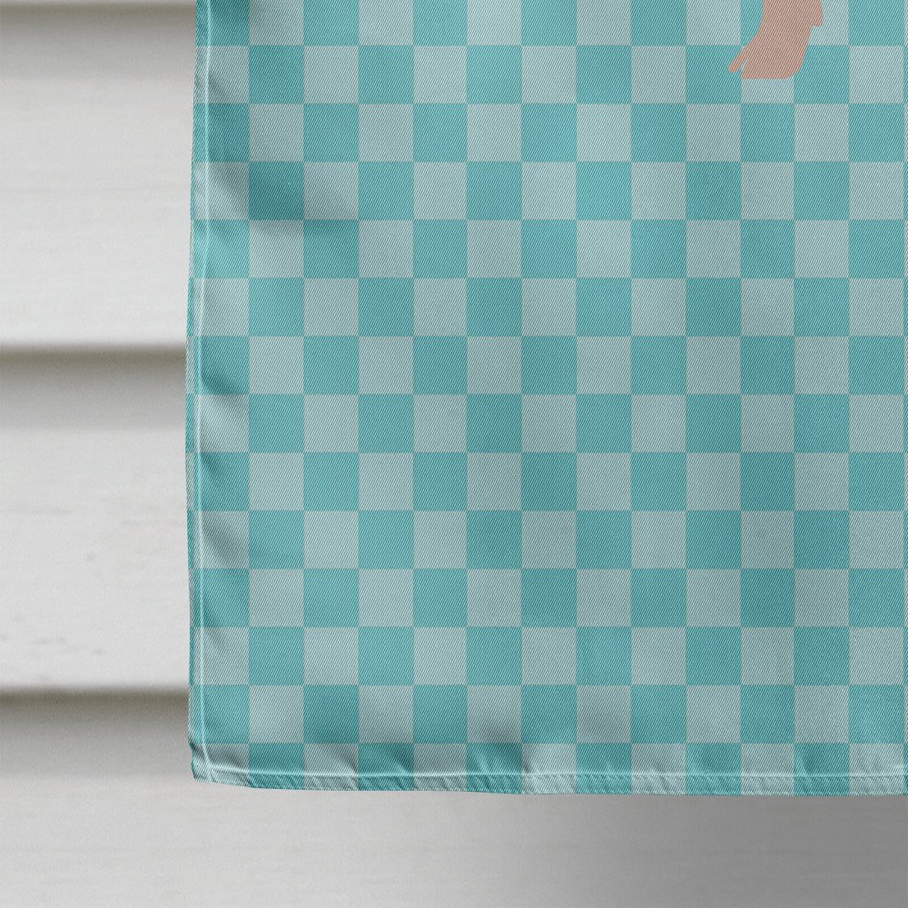 Welsh Pig Blue Check Flag Canvas House Size BB8111CHF  the-store.com.