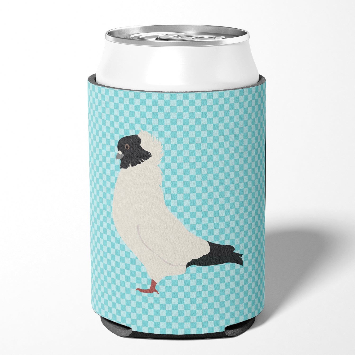 Nun Pigeon Blue Check Can or Bottle Hugger BB8126CC  the-store.com.