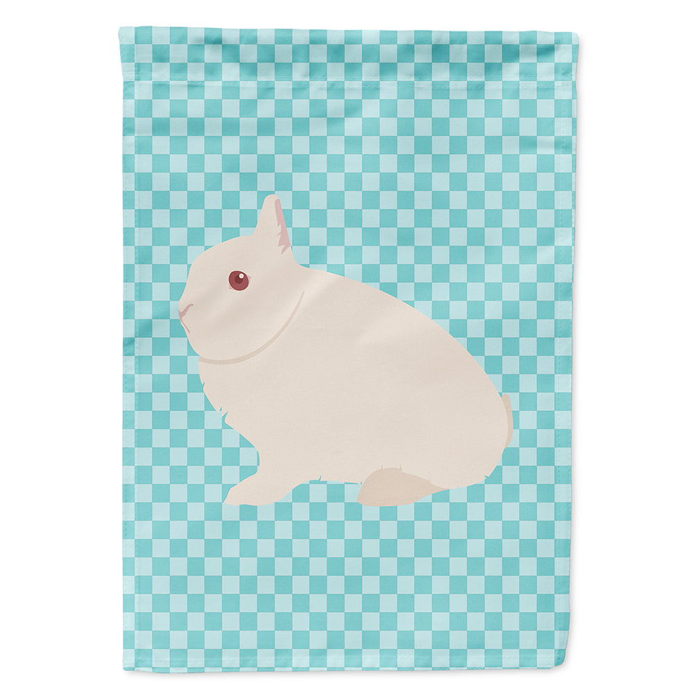 Hermelin Rabbit Blue Check Flag Canvas House Size BB8138CHF  the-store.com.
