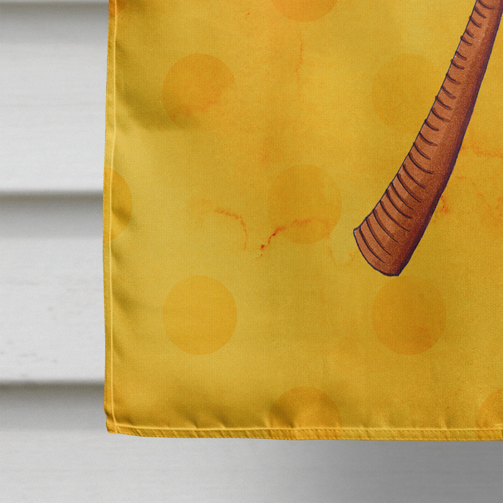 Palm Tree Yellow Polkadot Flag Canvas House Size BB8167CHF  the-store.com.