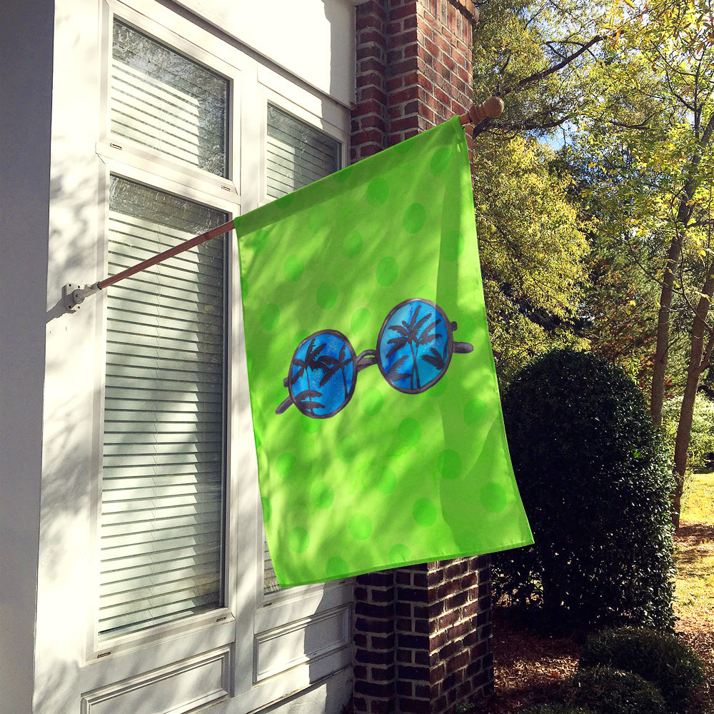 Sunglasses Green Polkadot Flag Canvas House Size BB8175CHF