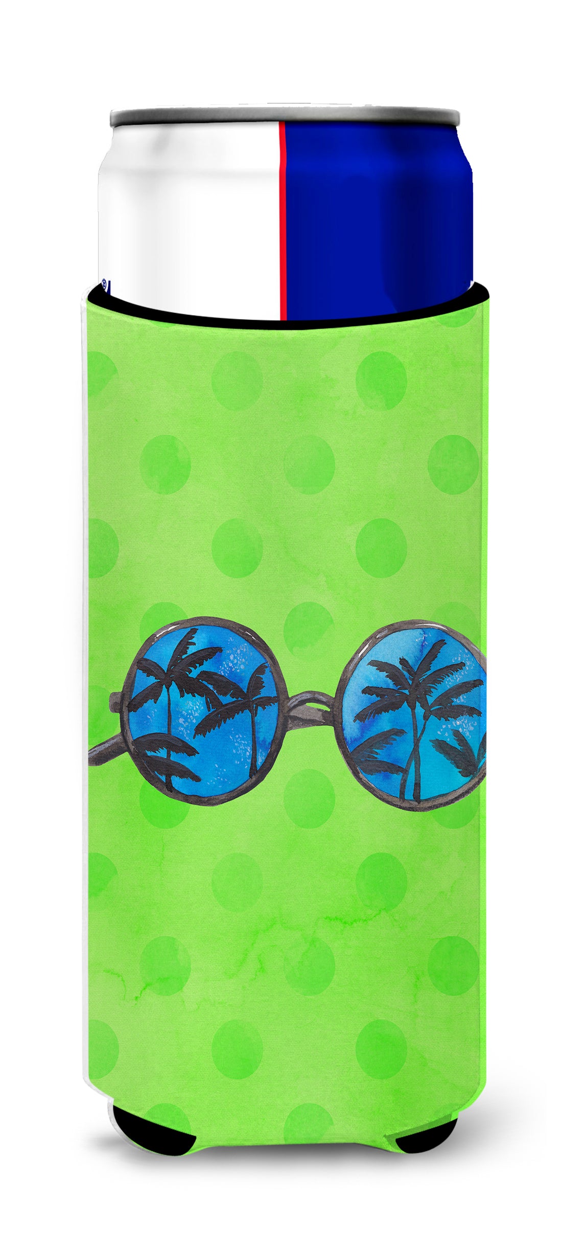 Sunglasses Green Polkadot  Ultra Hugger for slim cans BB8175MUK