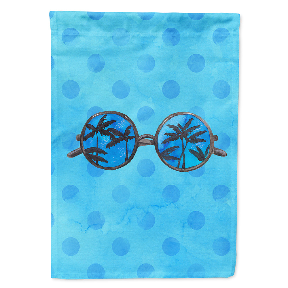 Sunglasses Blue Polkadot Flag Canvas House Size BB8176CHF