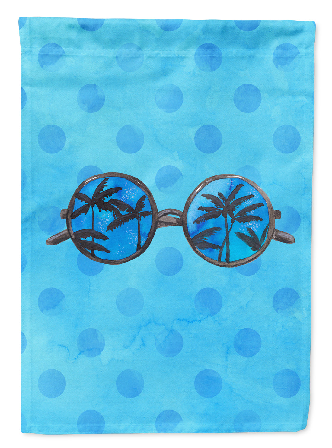 Sunglasses Blue Polkadot Flag Garden Size BB8176GF